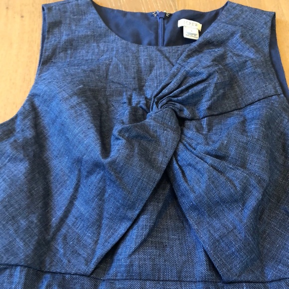 JCrew Chambray Sheath Dress - Picture 2 of 4